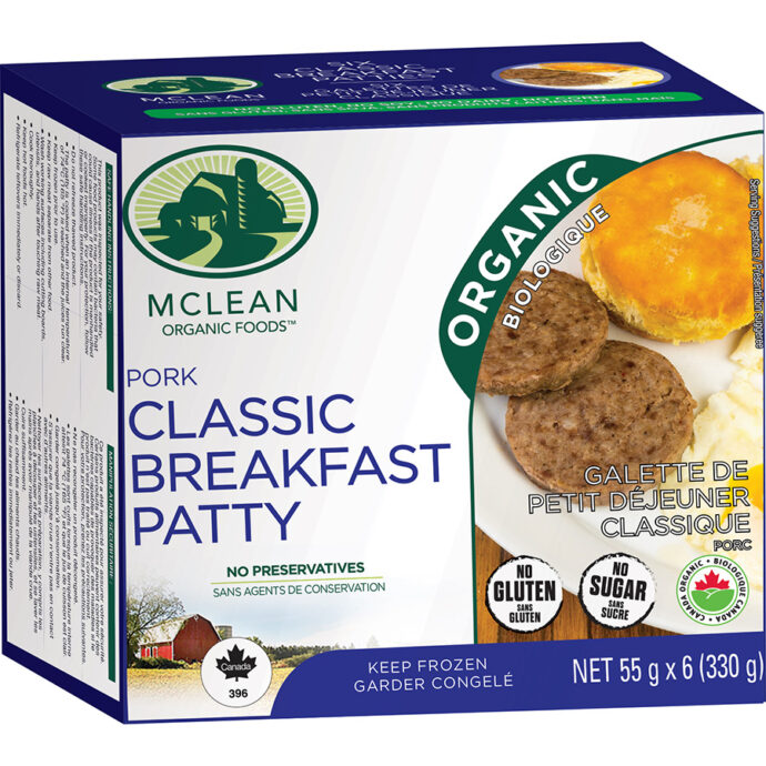 McLean Meats Inc - Breakfast Patty, 330 g