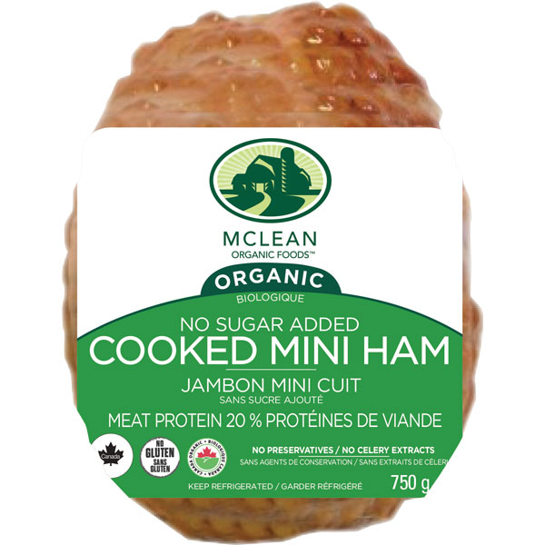 McLean Meats Inc - Organic Mini Ham, 750 g