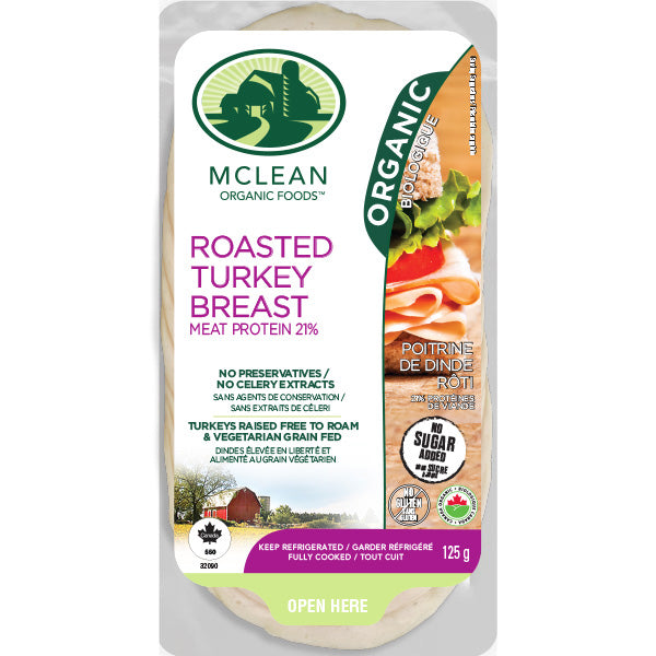 McLean Meats Inc - Oven Roasted Turkey - Sliced, 125 g