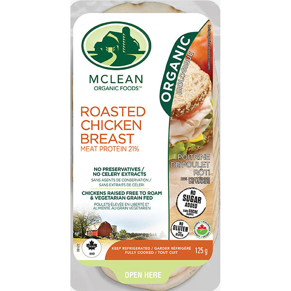 McLean Meats Inc - Roasted Chicken - Sliced, 125 g