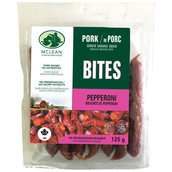 McLean Meats Inc - Pepperoni Bites, 125 g