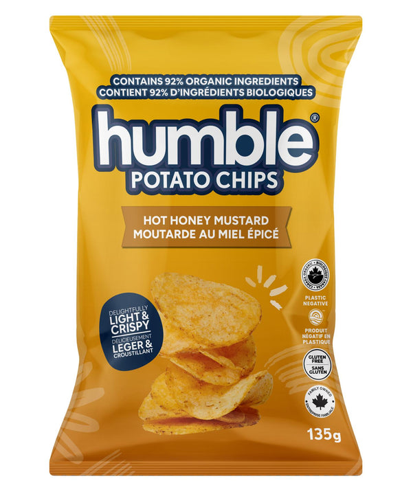 Humble Potato Chips - Hot Honey Mustard, 135 g