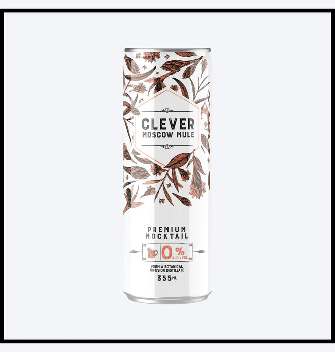 Clever Mocktails - Non-Alcoholic Moscow Mule, 355 mL