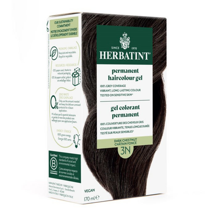 Herbatint - Dark Chestnut 3N, 170 mL
