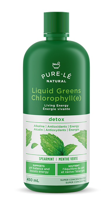 Pure-le Natural - Liquid Greens Chlorophyll - Spearmint, 450 mL