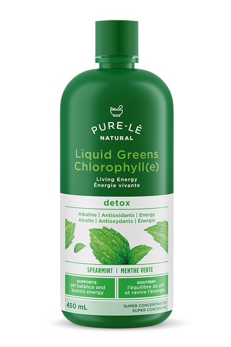 Pure-le Natural - Liquid Greens Chlorophyll - Spearmint, 450 mL