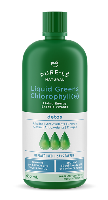 Pure-le Natural - Liquid Greens Chlorophyll - Unflavoured, 450 mL