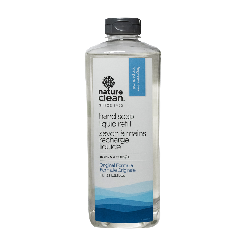 Hand Soapy Rag Nature Clean - Liquid Hand Soap - Fragrance Free, 1 L — Goodness Me!
