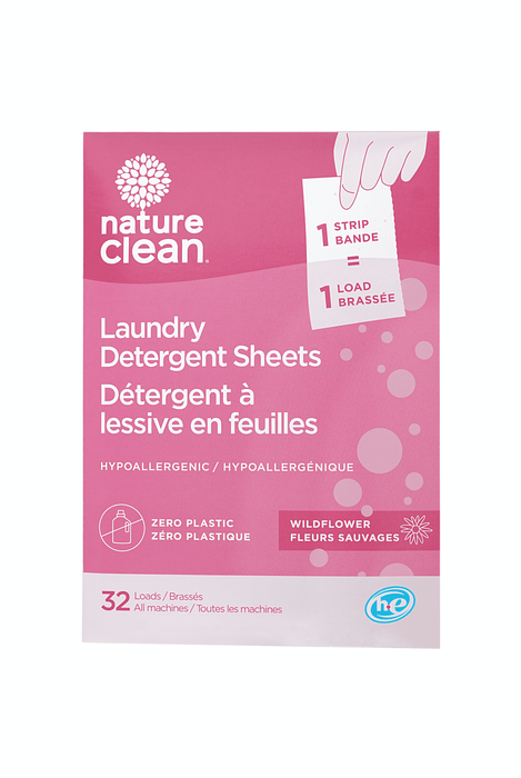 Nature Clean - Laundry Strips - Wild Flower, 32 Count