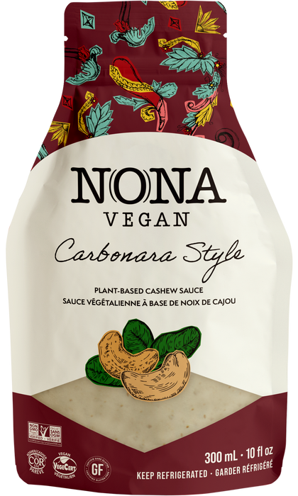 Nona Vegan Foods - Carbonara Vegan Sauce, 300 mL