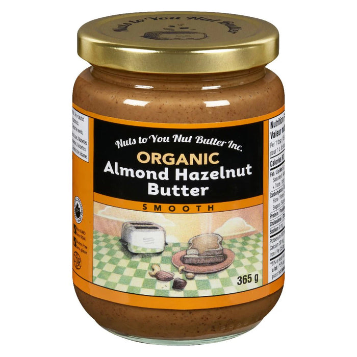 Nuts to You Nut Butter Inc - Almond Hazelnut Butter, 365 g