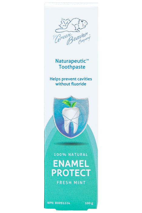 Green Beaver - Naturapeutic Enamel Protect Toothpaste - Fresh Mint, 100 g