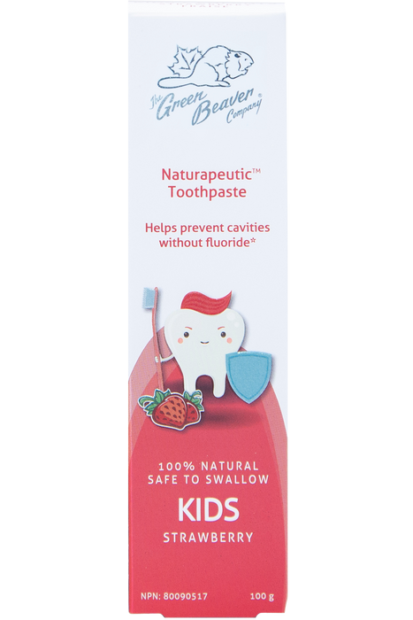 Green Beaver - Naturapeutic Toothpaste (Kids) - Strawberry, 100 g