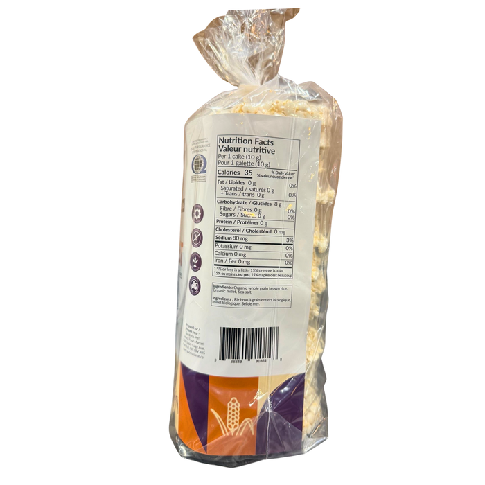 Goodness Me! - Organic Millet Salted Rice Cakes, 150 g
