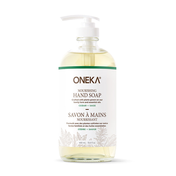 Oneka - Hand Soap - Cedar & Sage, 460 mL