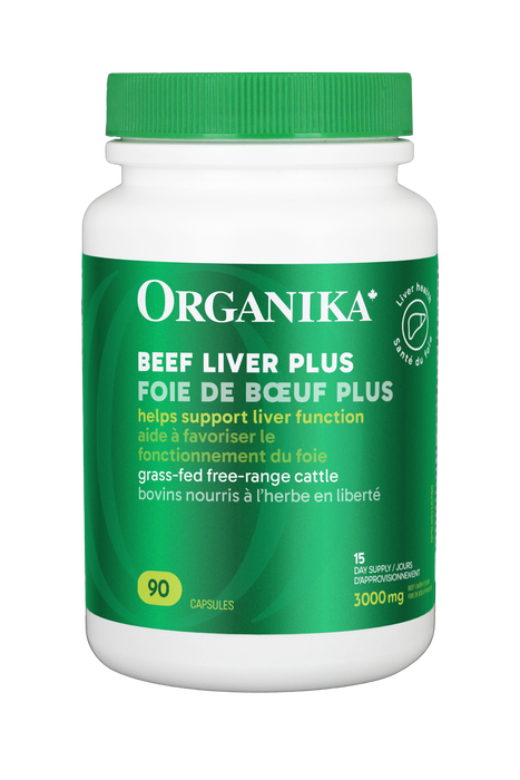 Organika - Beef Liver Plus, 90 Capsules