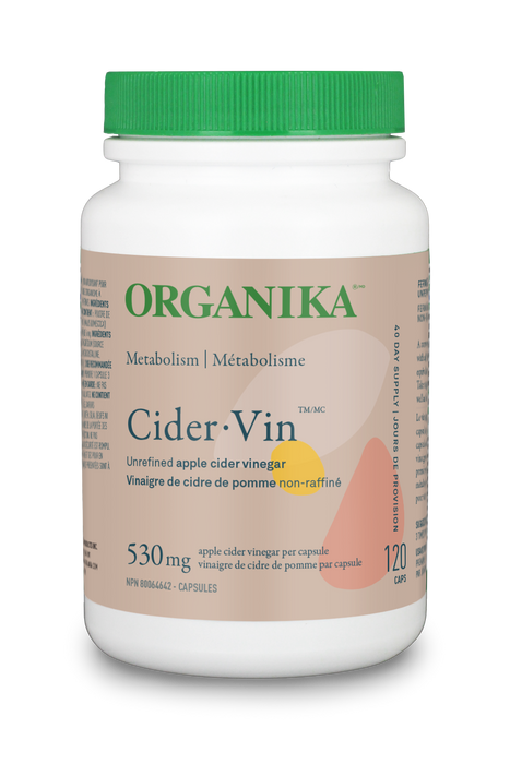 Organika - Apple Cider Vinegar, 530mg (120 capsules)