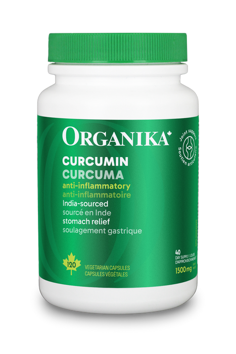 Organika - Curcumin 500 mg, 120 Capsules