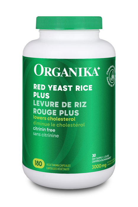 Organika - Red Yeast Rice Plus - 180 Vcaps