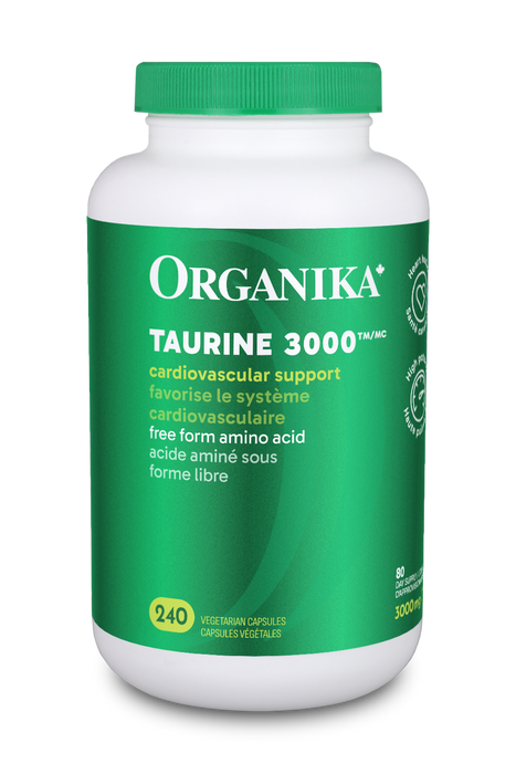 Organika - Taurine 3000 Ultra Strength, 240 Capsules