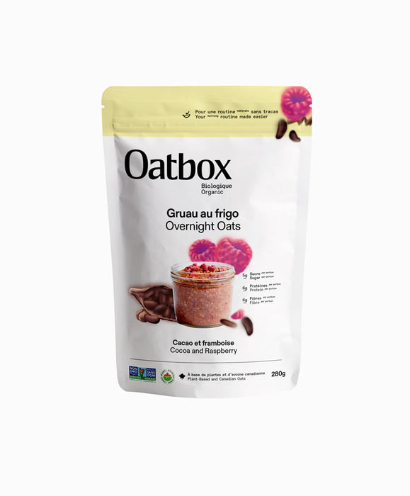 Oatbox - Overnight Oats - Chocolate Raspberry, 280 g