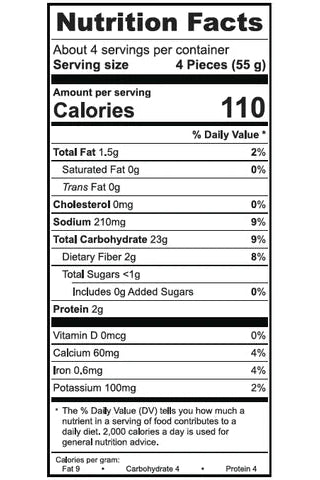 O'Doughs - Gf Garlic Naan Style Dippers, 210 g