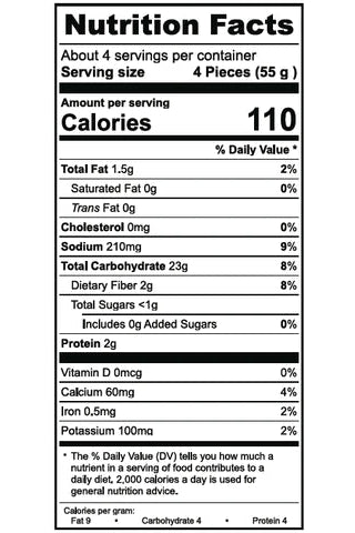 O'Doughs - Gf Original Naan Style Dippers, 210 g