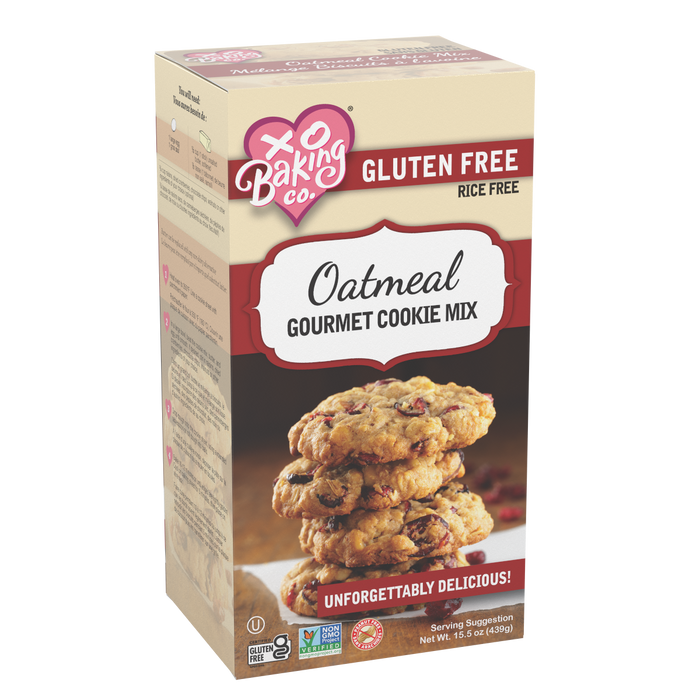 XO Baking - XO Gf Cookie Mix Oatmeal, 439 g