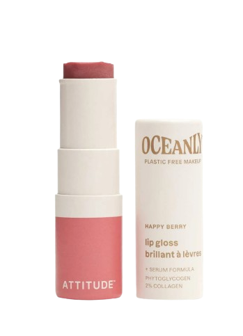 Attitude - Oceanly Lip Gloss - Happy Berry, 3.4 g