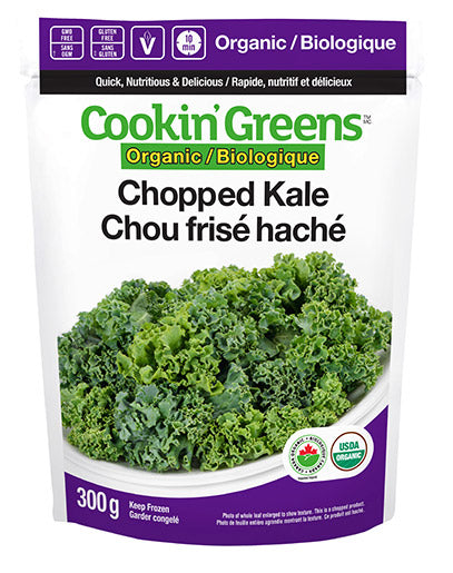 Cookin' Greens - Organic Chopped Kale, 300 g