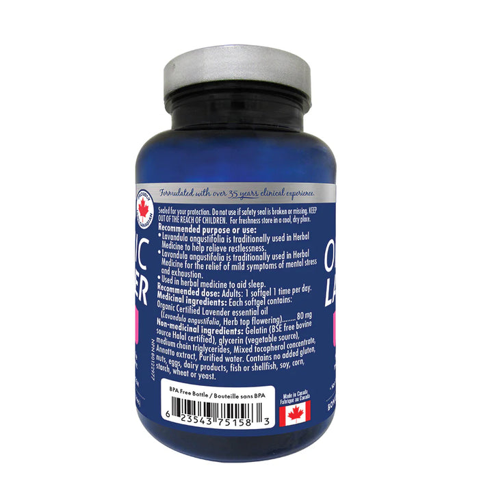 Naka Platinum - Organic Lavender 80 mg, 75 Softgels
