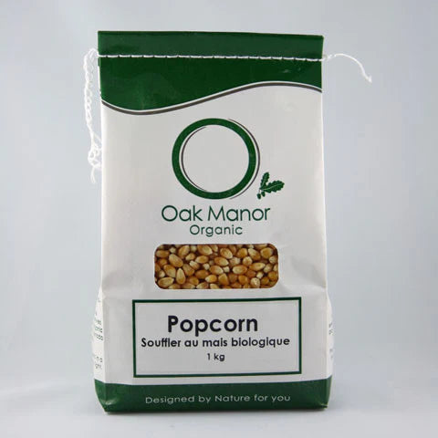 Oak Manor - Popcorn - Unpopped, 1 kg