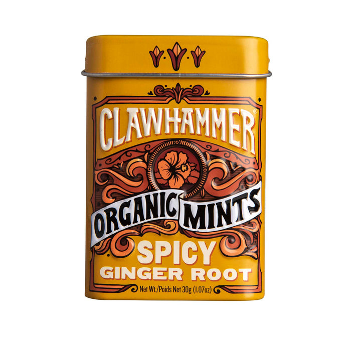 Clawhammer - Organic Mints - Spicy Ginger Root, 30 g