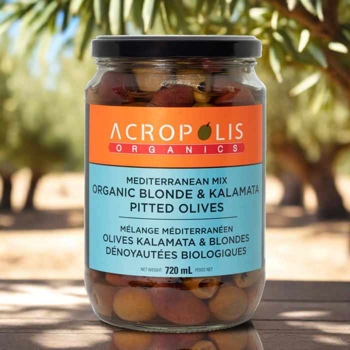 Acropolis Organics - Medi Mix Pitted Olives, 720 mL