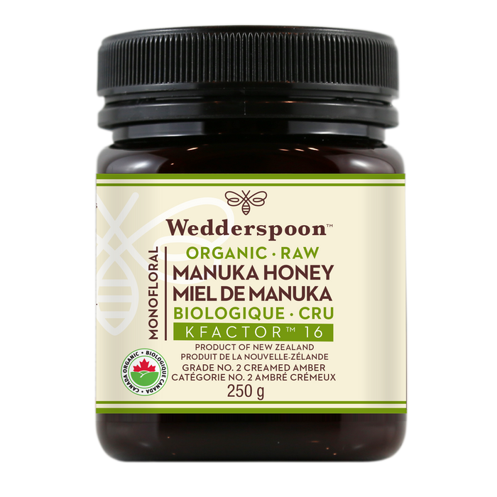 Wedderspoon - Raw Manuka Honey K16, 250 g