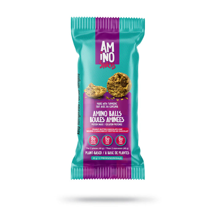 Amino Snacks - Amino Balls Peanut Butter Chocolate Chip, 40 g