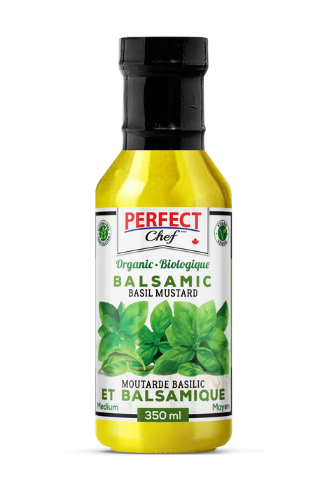 Perfect Chef - Organic Balsamic Basil Mustard Sauce, 350 mL