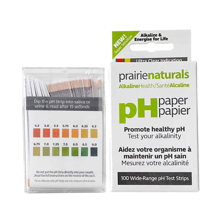 Prairie Naturals - pH Paper strips, 100 Count