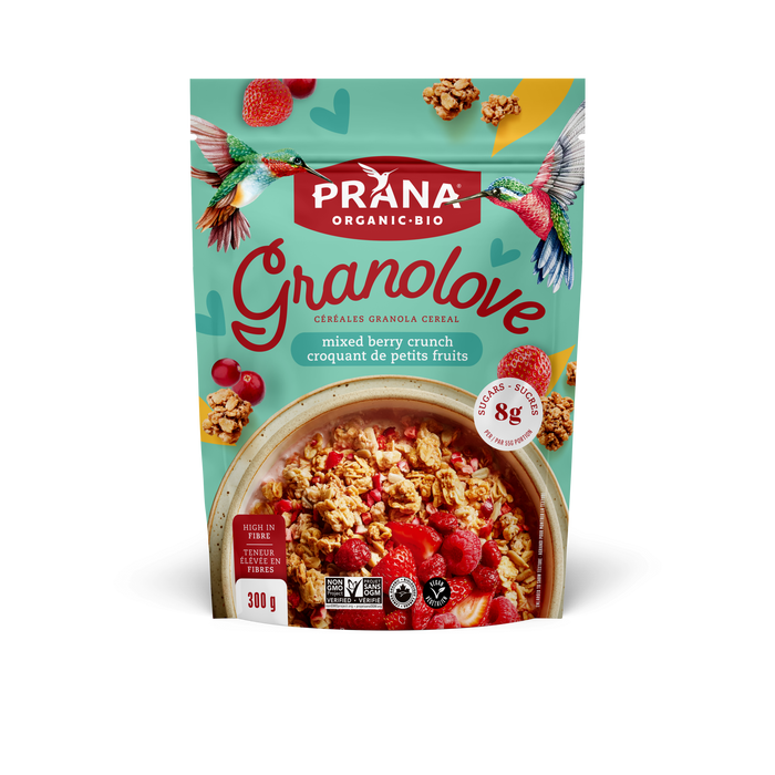 Prana - Granolove - Mixed Berries Crunch, 300 g