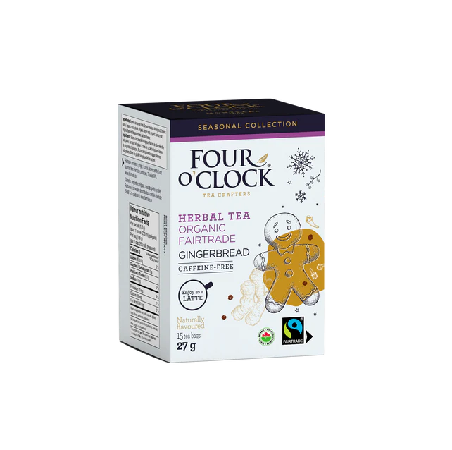 Four O'Clock - Gingerbread Herbal Tea, 15 Count