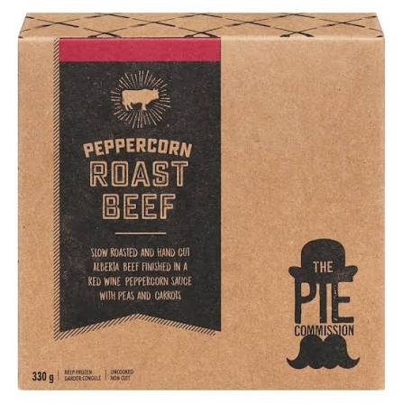 The Pie Commission - Peppercorn Roast Beef Pie, 320 g