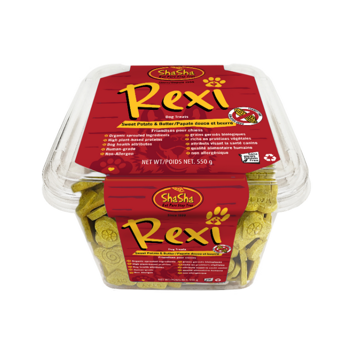 ShaSha Bread Co - Rexi Dog Treats Sweet Potato & Butter, 550 g