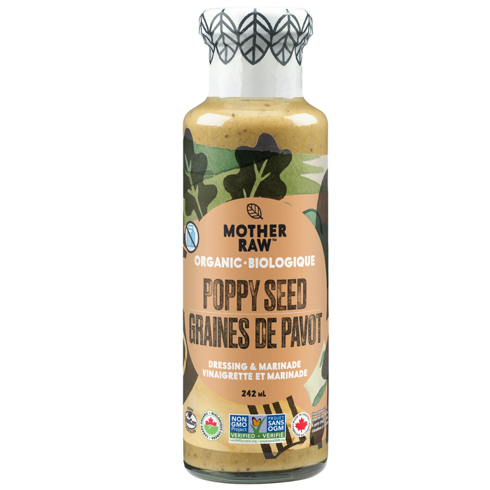 Mother Raw - Poppy Seed  Dressing, 242 mL