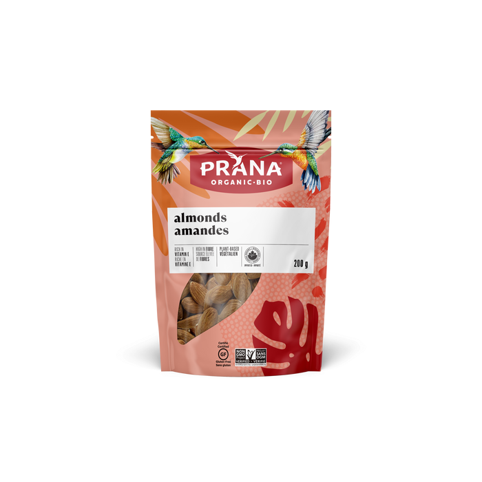 Prana - Org Raw Euro Almonds - 200 g