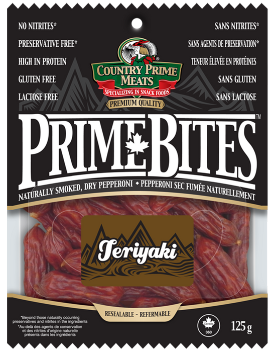 Country Prime Meats - Prime Bites - Teriyaki, 125 g