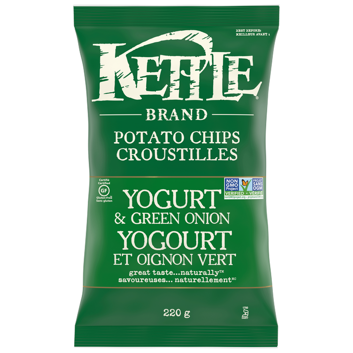 Kettle Foods - Chips - Yogurt & Green Onion, 198 g