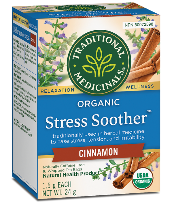 Traditional Medicinals - Stress Soother Cinnamon Tea, 16 Count