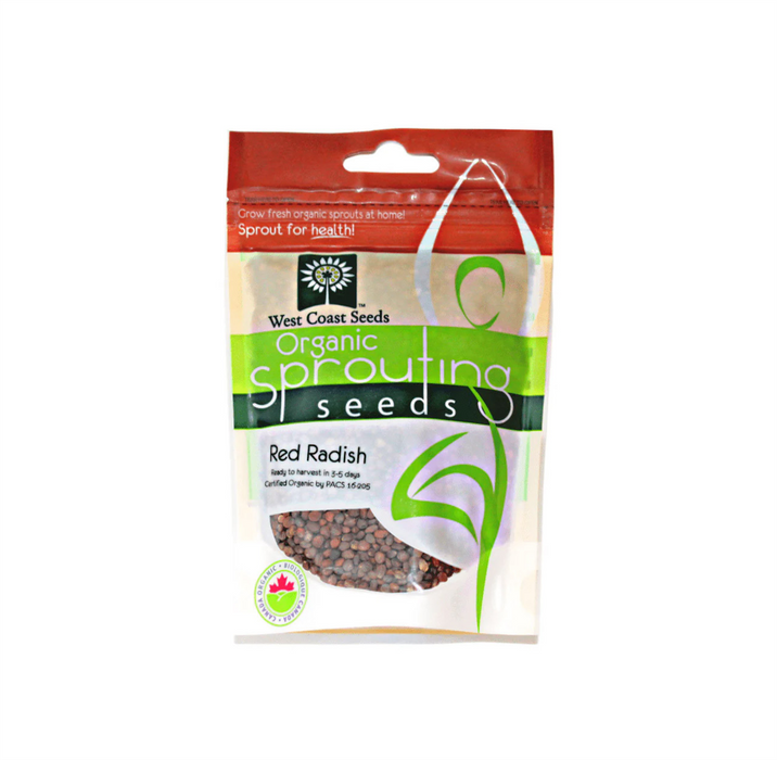 West Coast Seeds - Radish Sprouting Seeds, 100 g