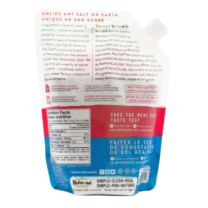 Redmond Trading Co - Real Salt Fine - Pouch, 737 g
