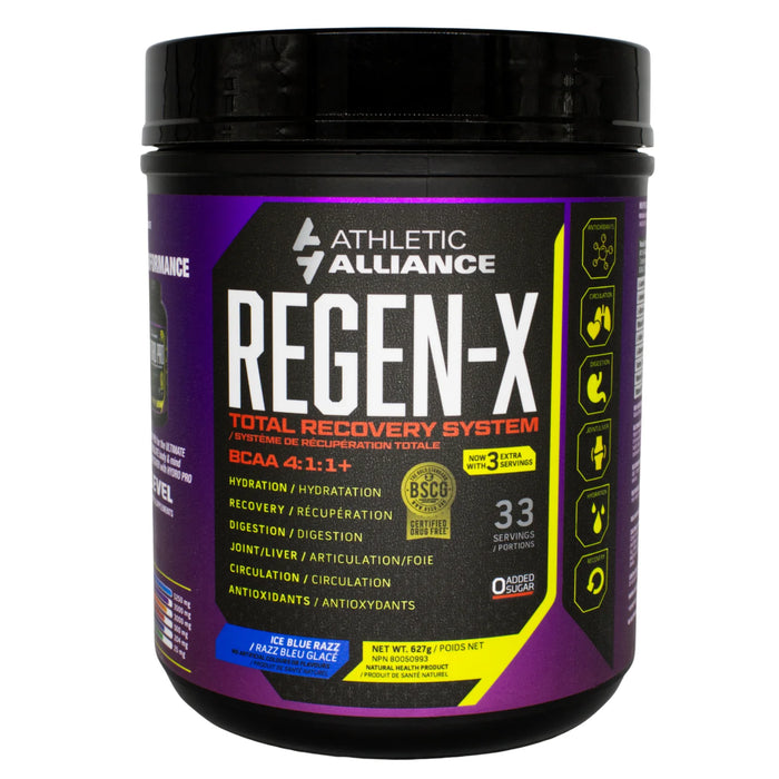 Athletic Alliance - Regen-X Recovery - Ice Blue Razz, 627 g